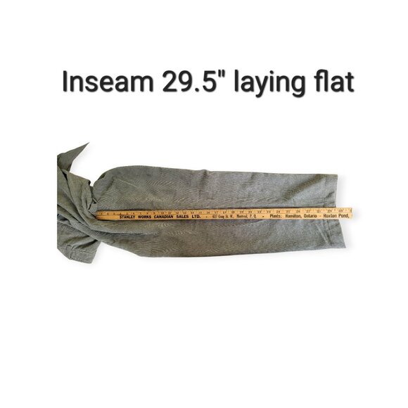 Madewell teal Curvy Corduroy High-Rise Tapered Pants size 12 EUC Fall Perfection - Picture 9 of 16